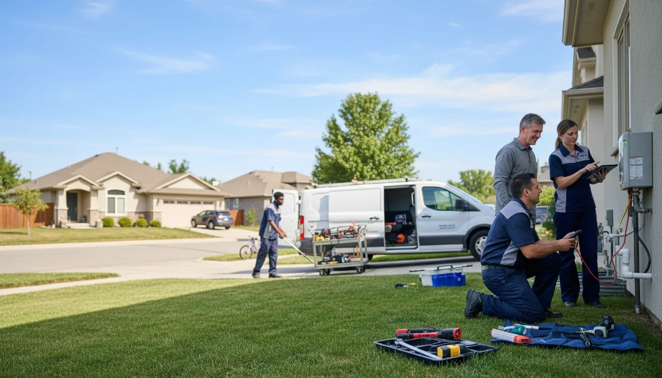 Tankless water heater service in Taylor, WI